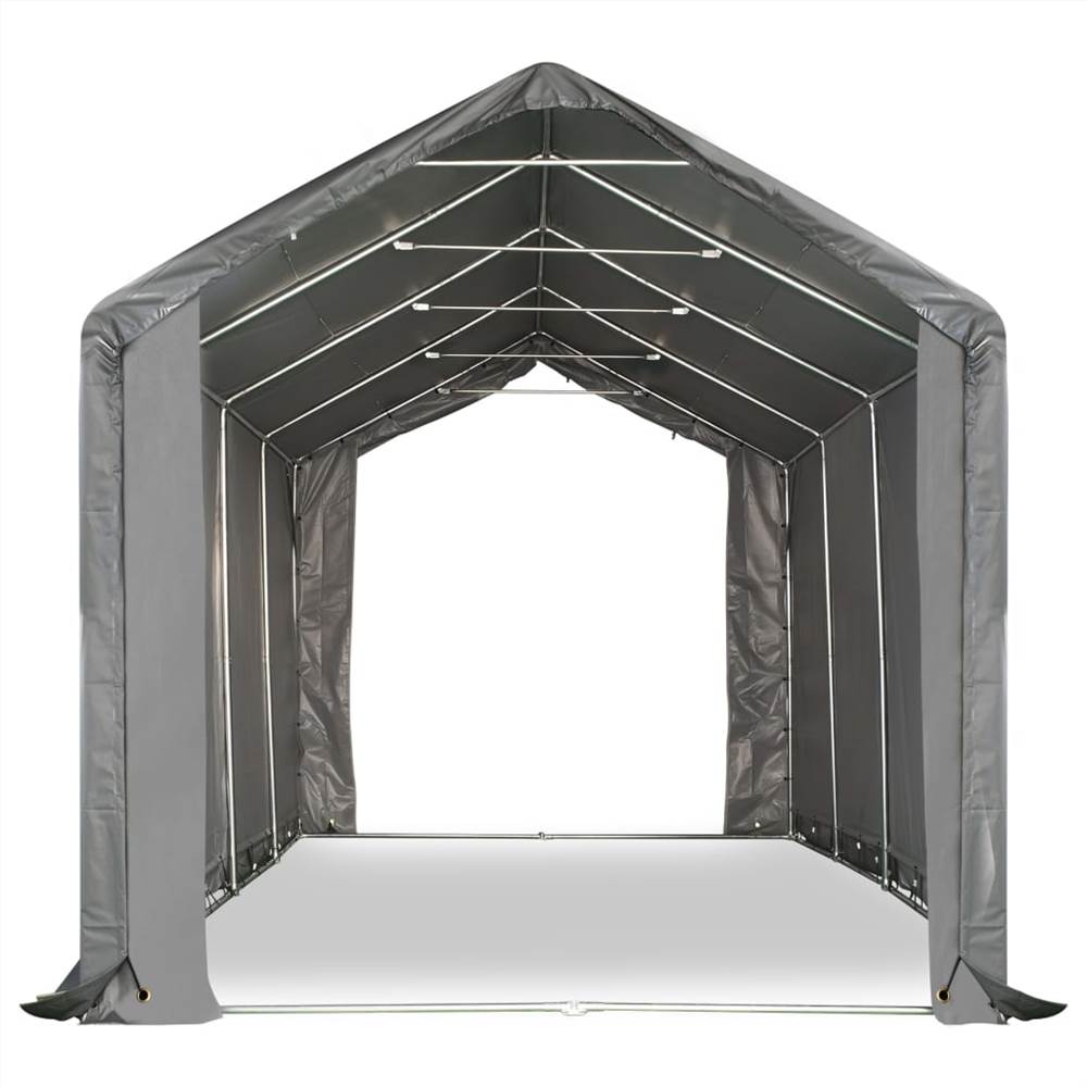 Storage Tent PVC 4x8 m Grey