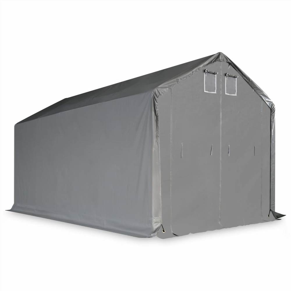 Storage Tent PVC 4x8 m Grey