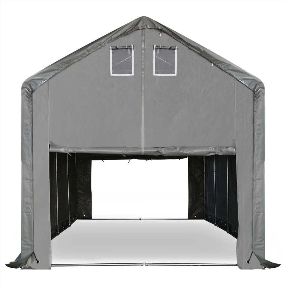 Storage Tent PVC 4x8 m Grey