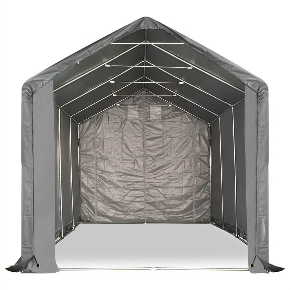 Storage Tent PVC 4x8 m Grey