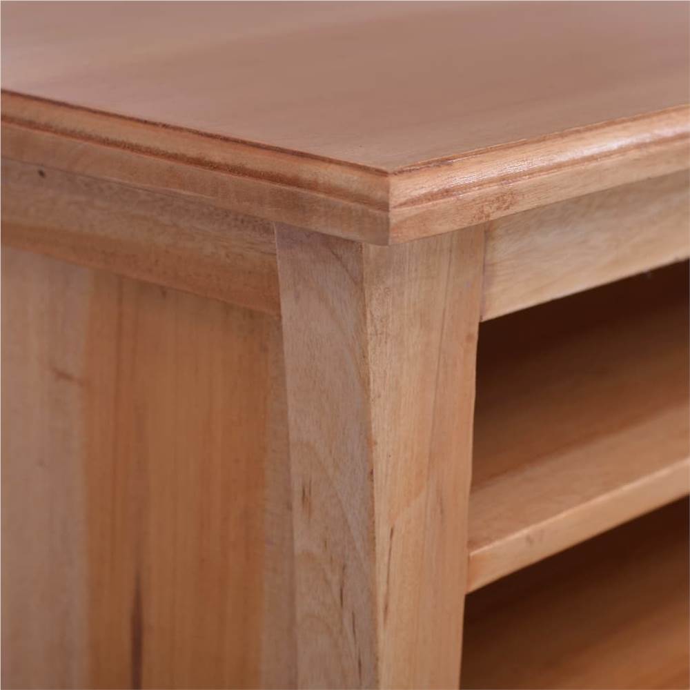 TV Cabinet 100x30x45 cm Solid Mahogany Wood