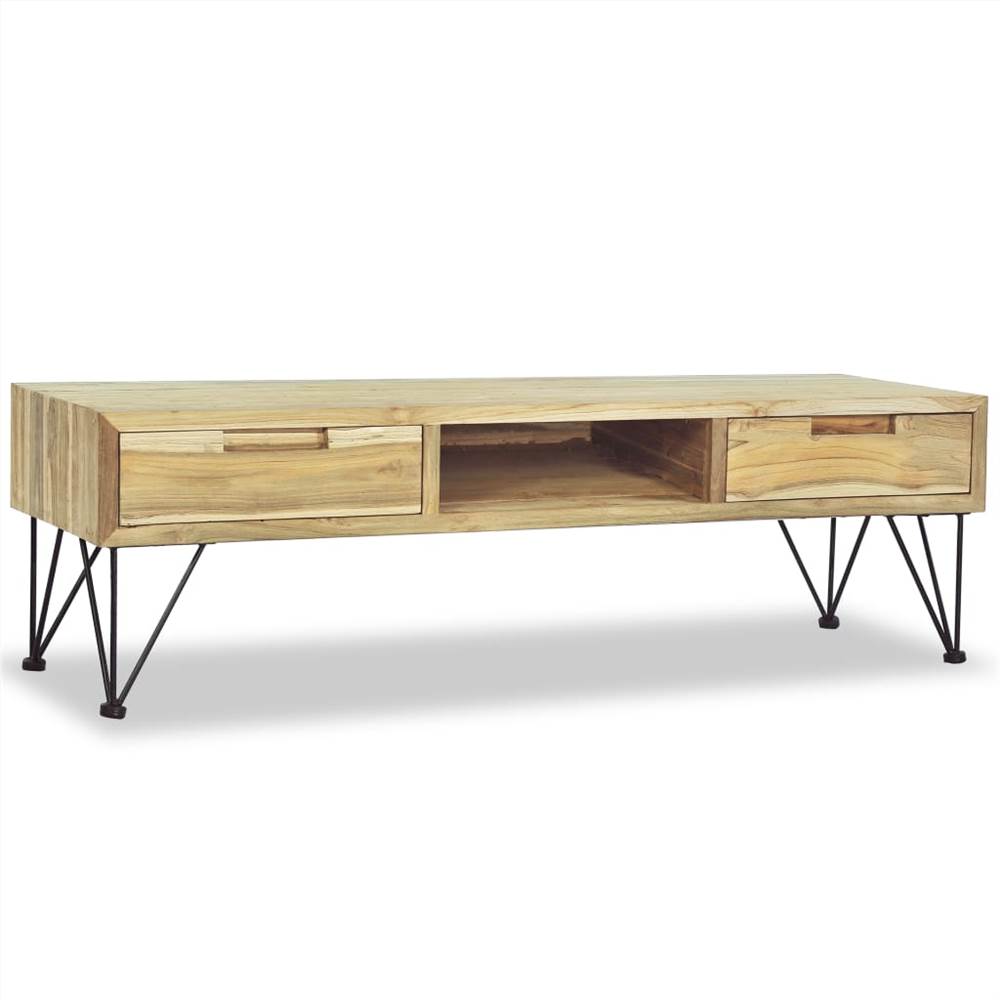 

TV Cabinet 120x35x35 cm Solid Teak