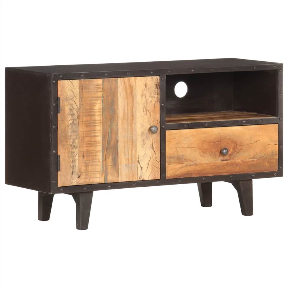 

TV Cabinet 90x30x50 cm Solid Reclaimed Wood
