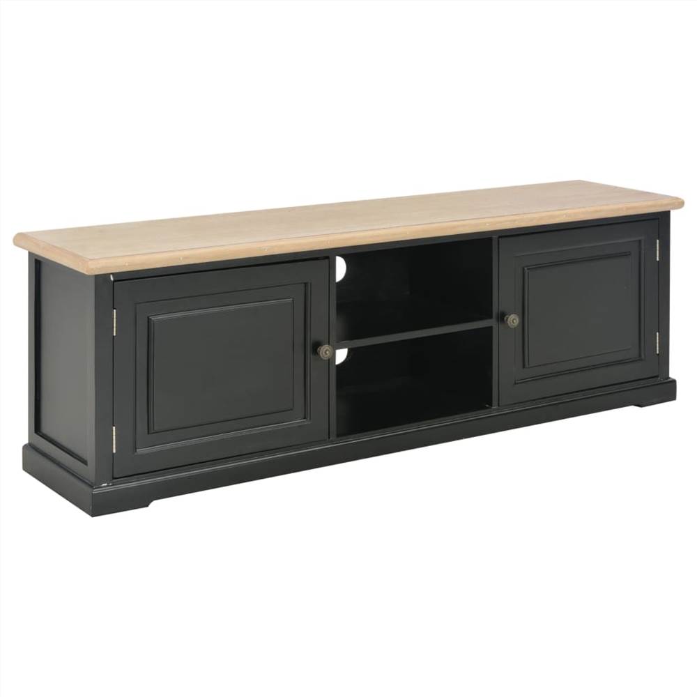

TV Cabinet Black 120x30x40 cm Wood