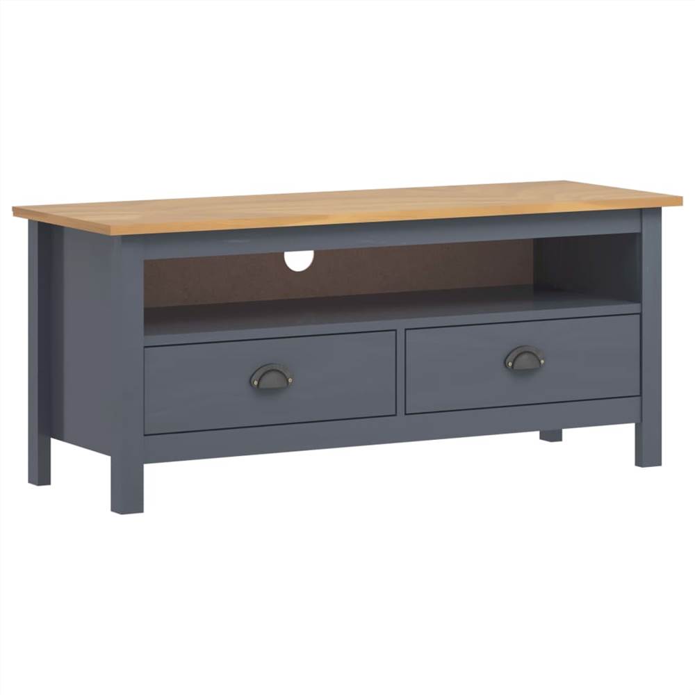 

TV Cabinet Hill Range Grey 110x40x47 cm Solid Pine Wood