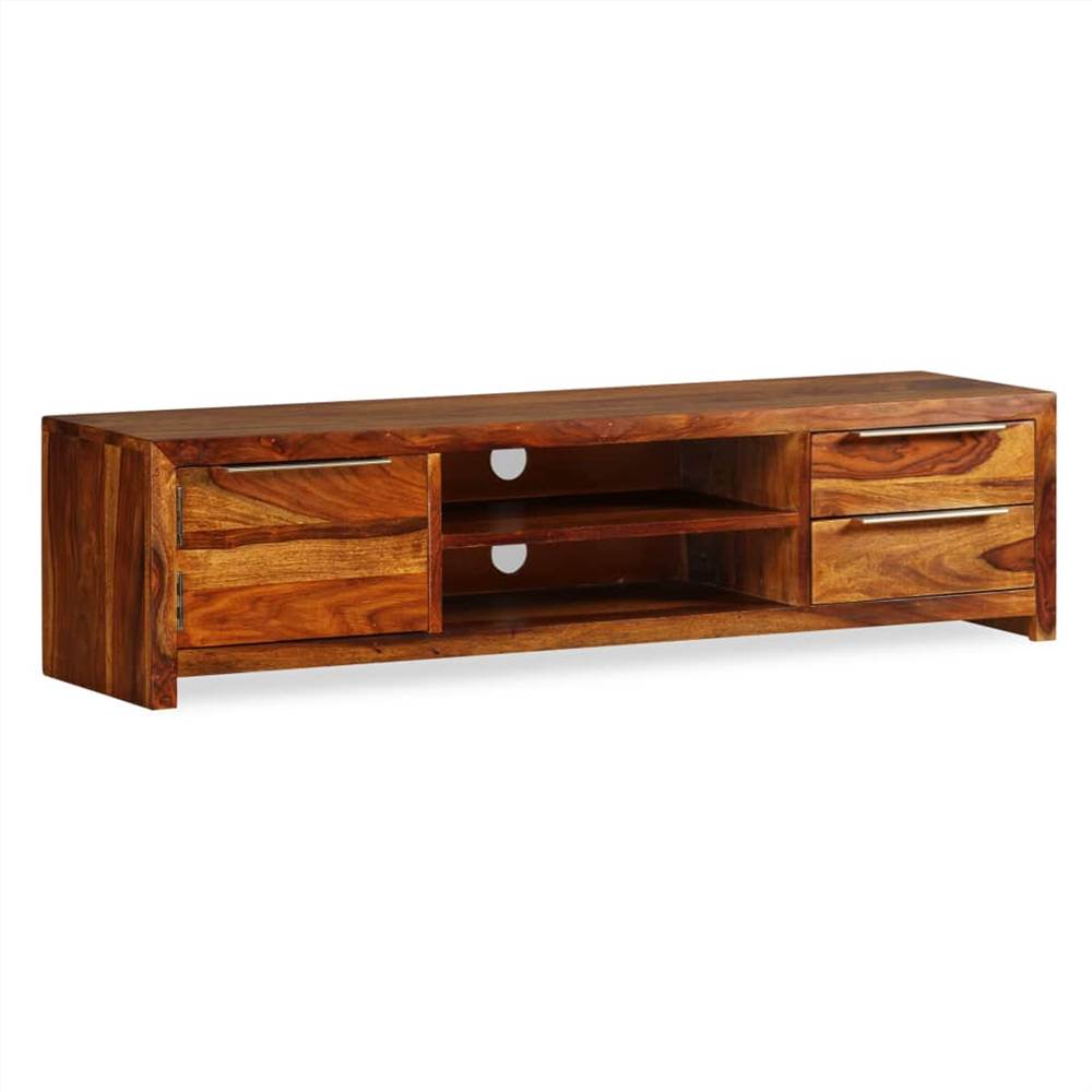 

TV Cabinet Solid Sheesham Wood 120x30x30 cm