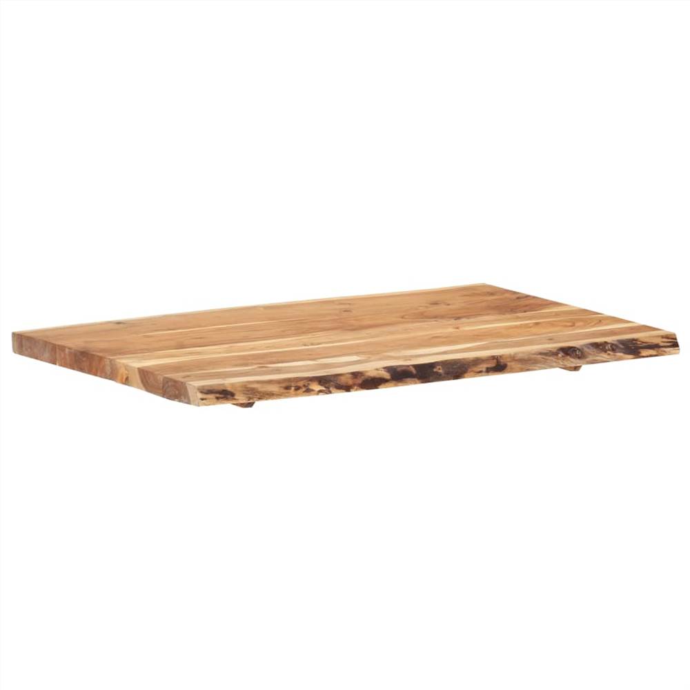 Table Top Solid Acacia Wood 100x60x3.8 cm