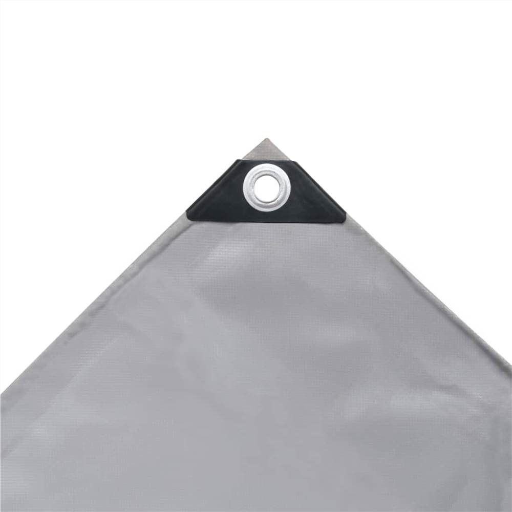 Tarpaulin 650 g/m² 4x4 m Grey