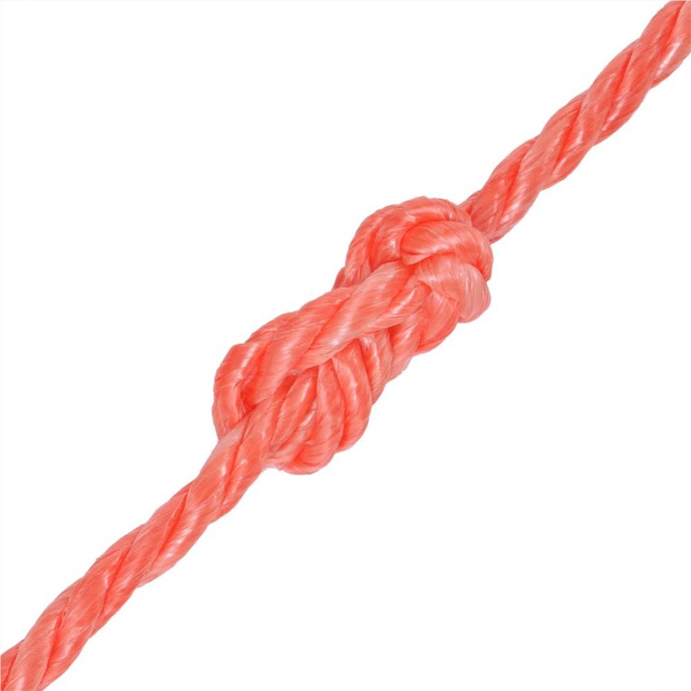 Twisted Rope Polypropylene 12 mm 100 m Orange
