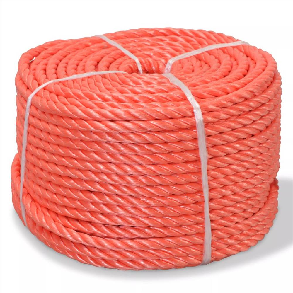 Twisted Rope Polypropylene 6 mm 200 m Orange
