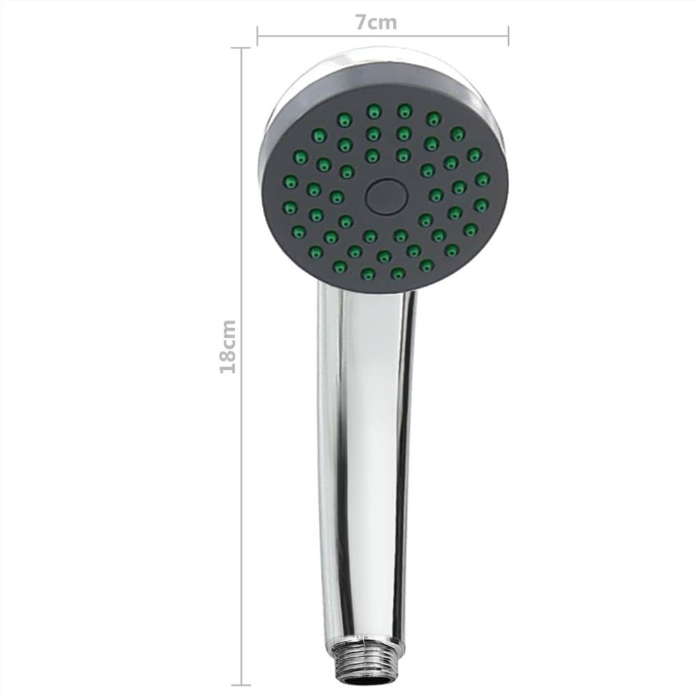 Bathtub Shower Mixer with Hand Shower and Hose Tap Set Chrome