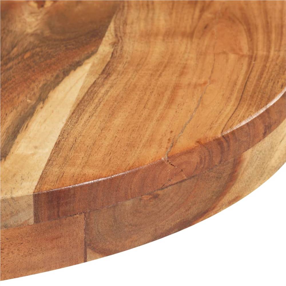 Bistro Table Round Ø80x75 cm Solid Acacia Wood