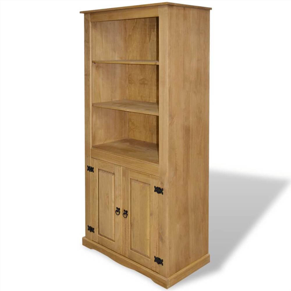 Cupboard Mexican Pine Corona Range 80x40x170 Cm 5 Cupboard Mexican Pine Corona Range 80x40x170 cm