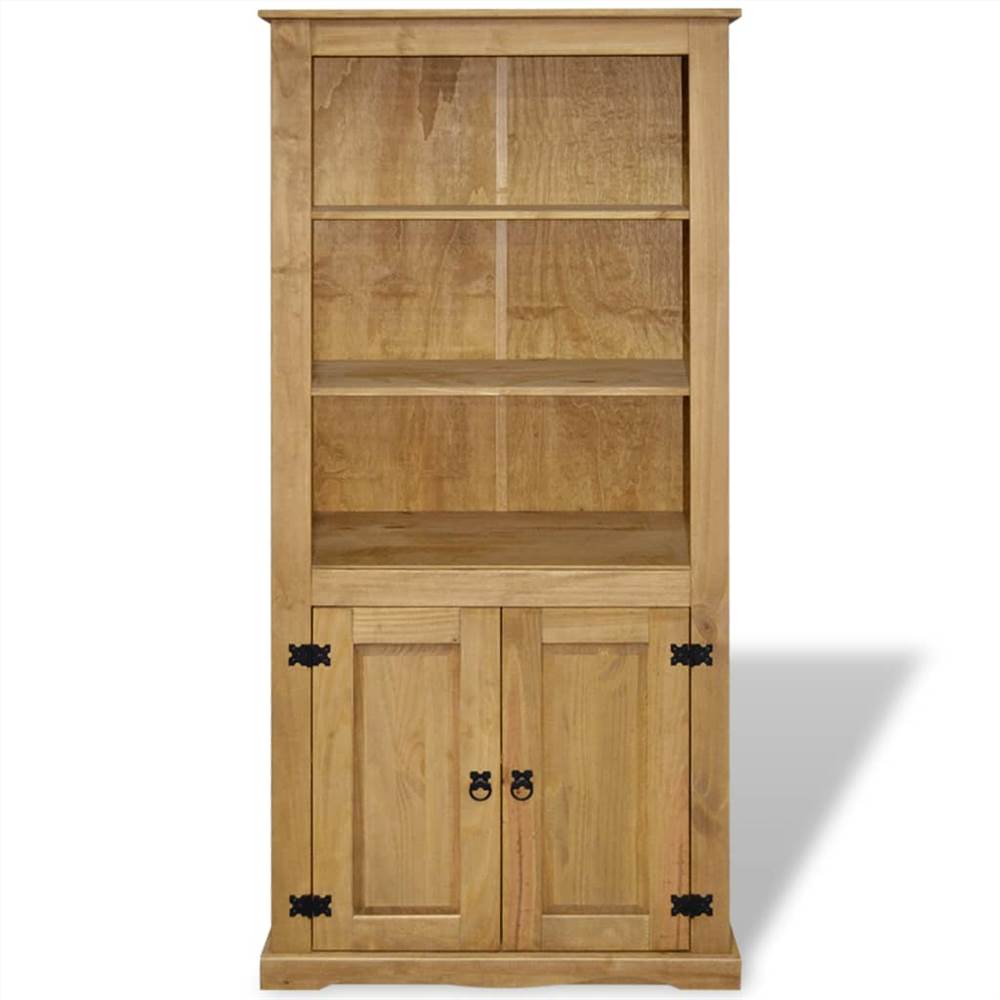 Cupboard Mexican Pine Corona Range 80x40x170 Cm 6 Cupboard Mexican Pine Corona Range 80x40x170 cm