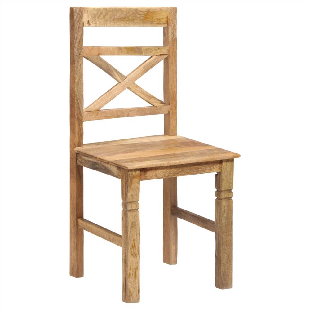 Dining Chairs 6 pcs Solid Mango Wood