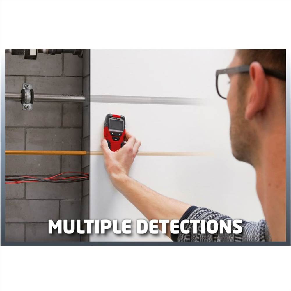 Einhell Digital Pipe, Wire and Stud Detector TC-MD 50 Red 2270090