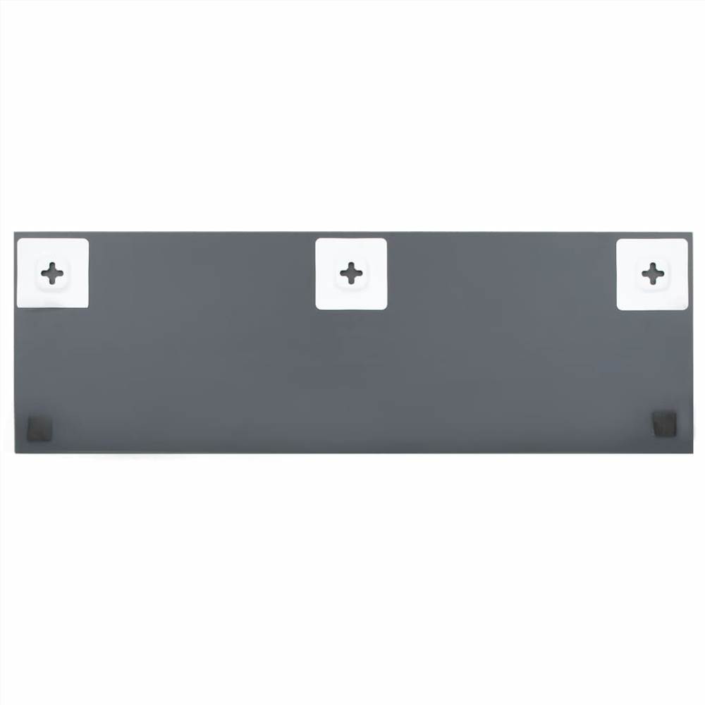 Frameless Mirror 120x30 cm Glass