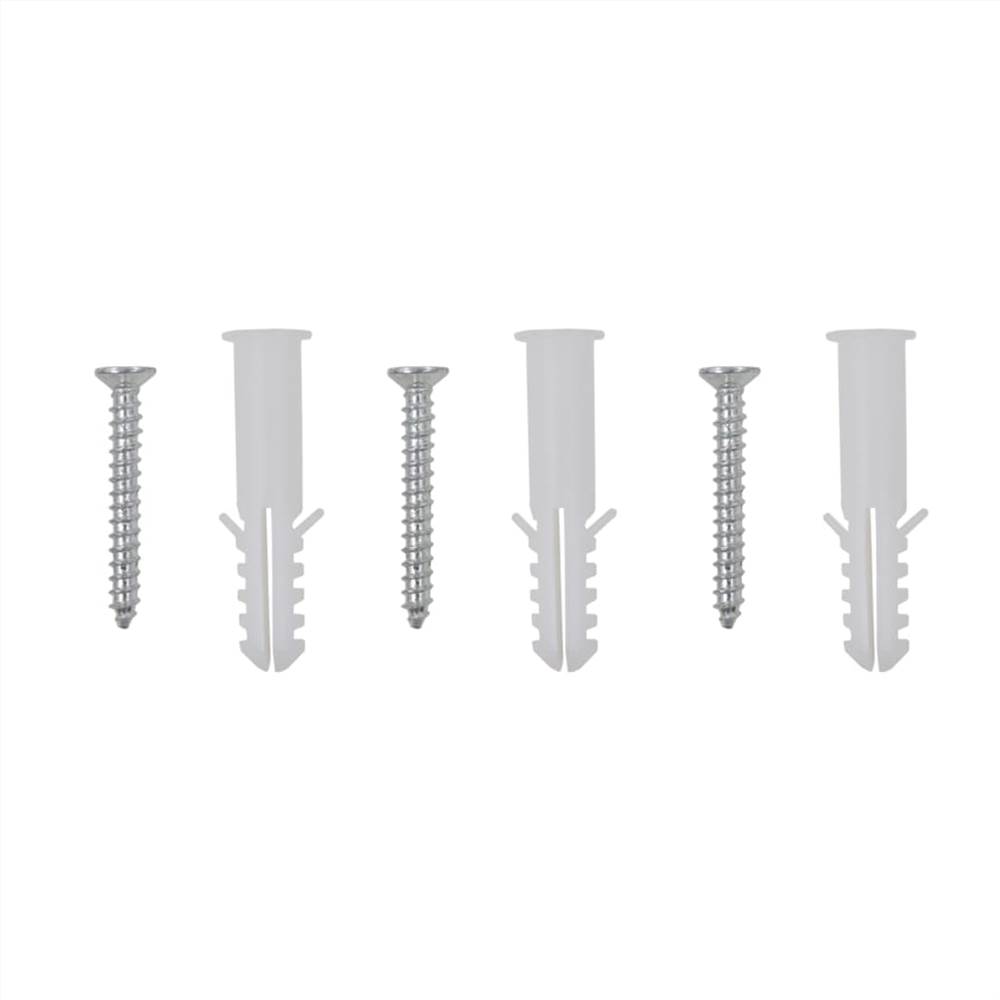 Frameless Mirror 120x30 cm Glass