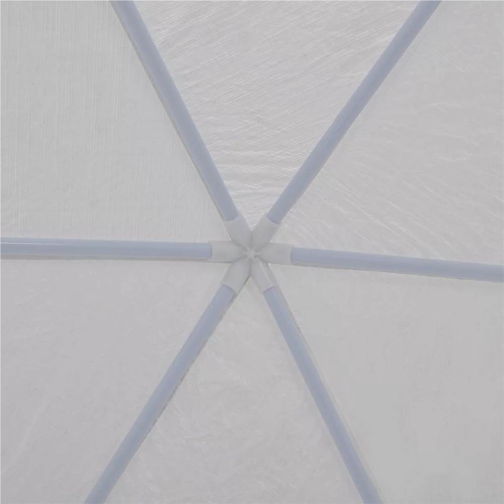 Marquee with 6 Side Walls White 2x2 m