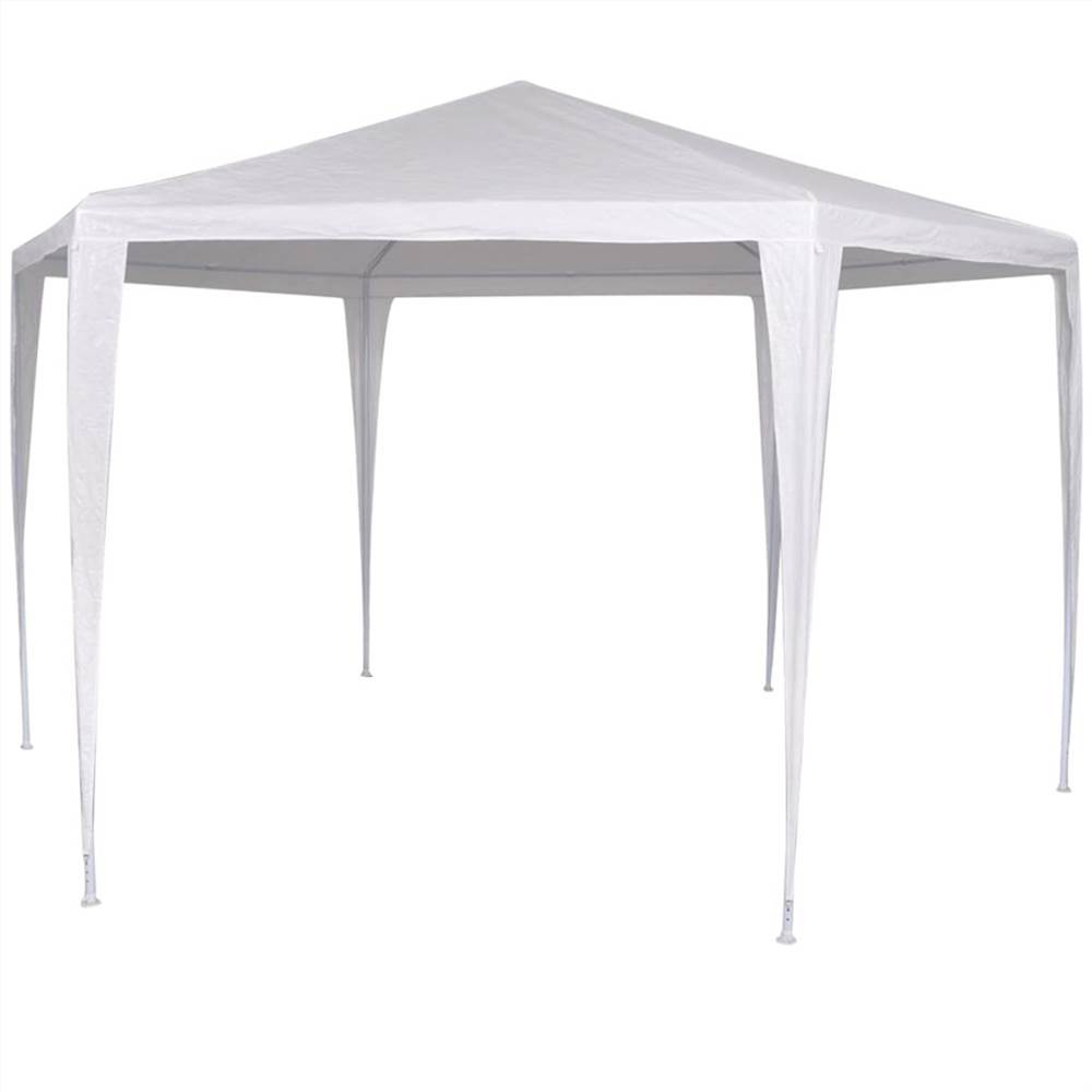 Marquee with 6 Side Walls White 2x2 m