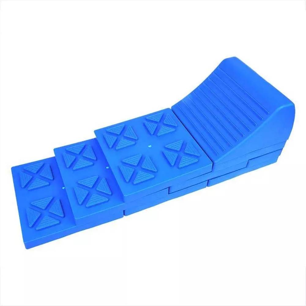 ProPlus Stackable Caravan Leveller Set Plastic Blue