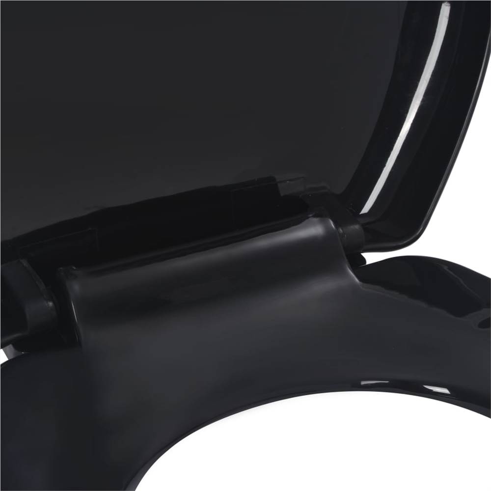 Softclose Toilet Seat with Quickrelease Design Black