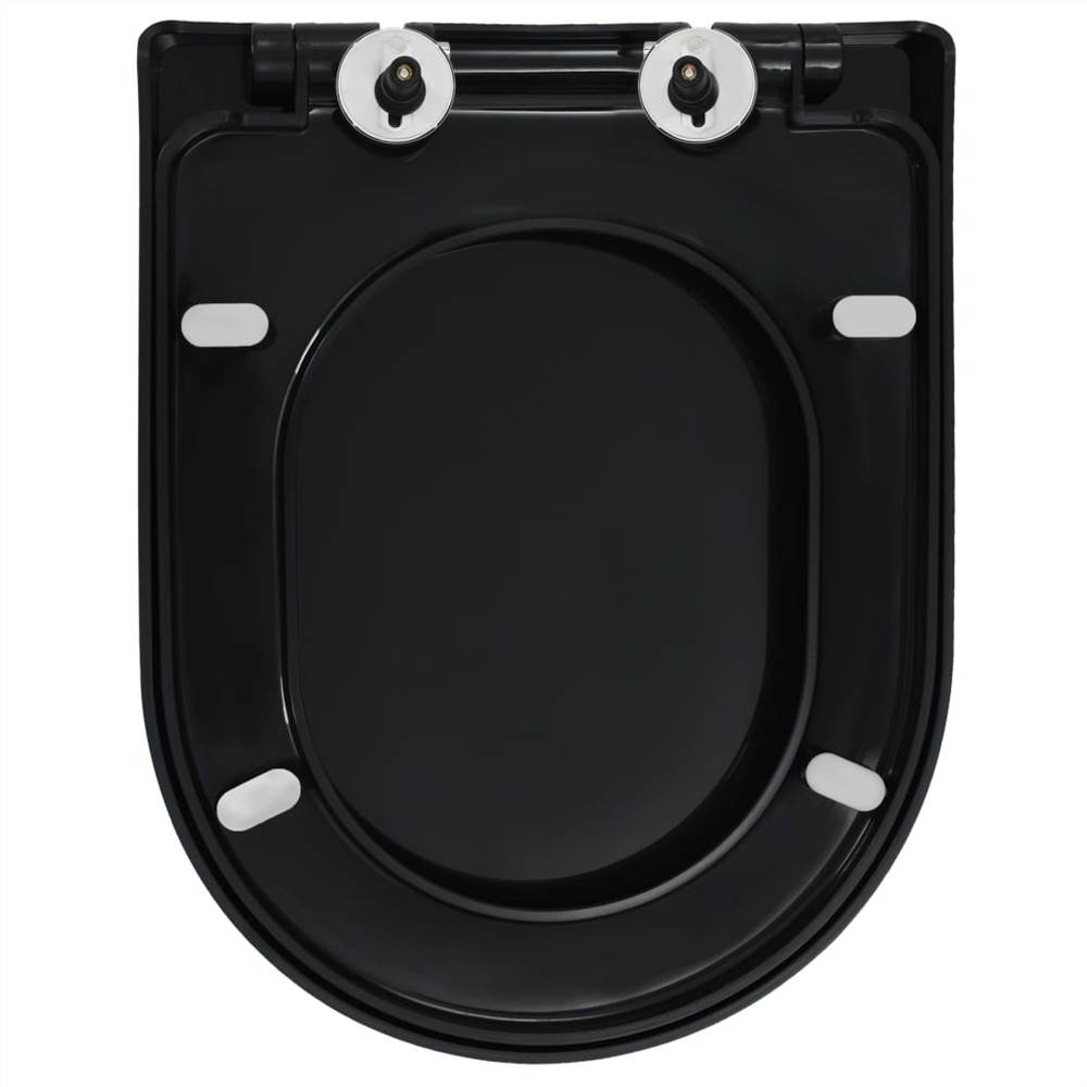 Softclose Toilet Seat with Quickrelease Design Black