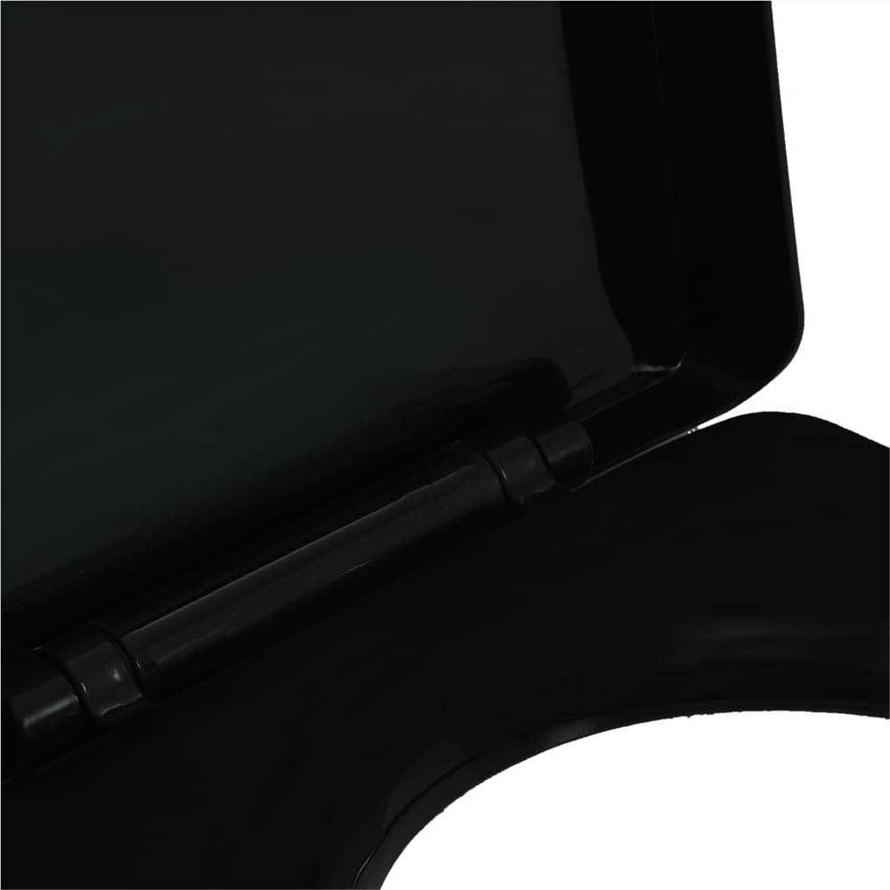 Softclose Toilet Seat with Quickrelease Design Black
