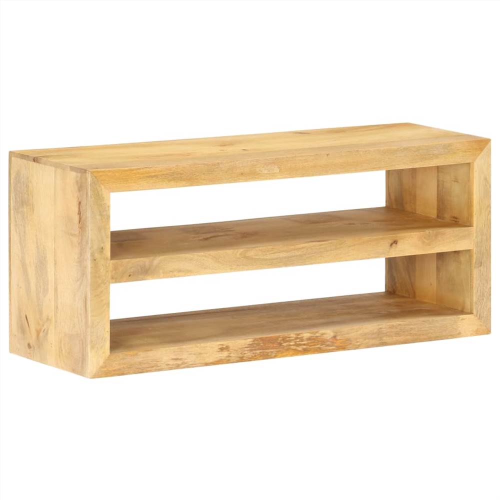 TV Cabinet 107x35x45 cm Solid Mango Wood