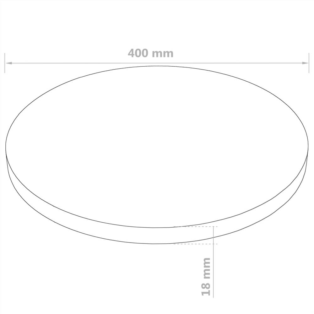 Table Top Round MDF 400x18 mm