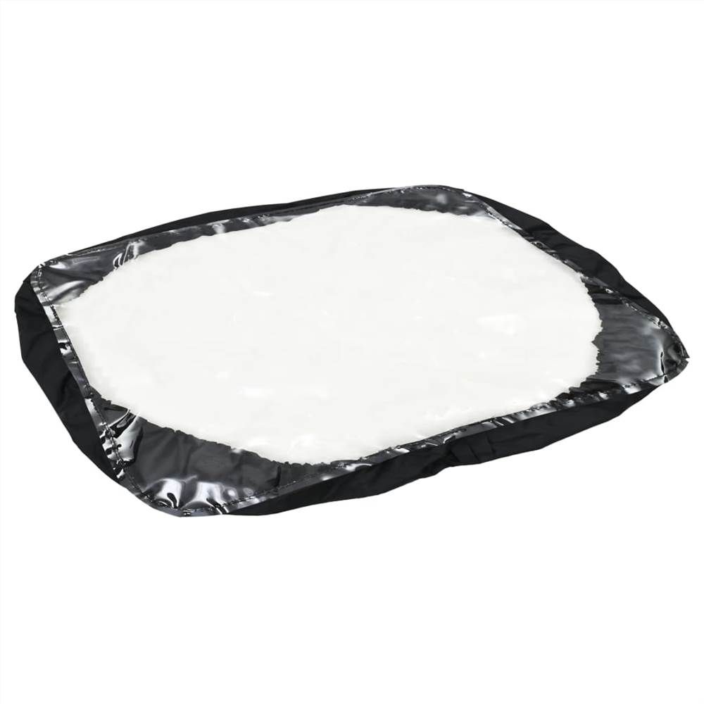 Tow Behind Salt Spreader PVC and Steel 125x74x79 cm 45 L