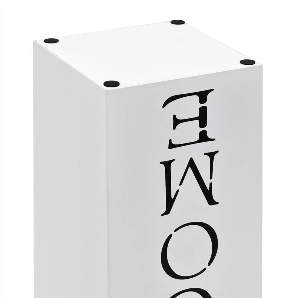 Umbrella Stand Steel White