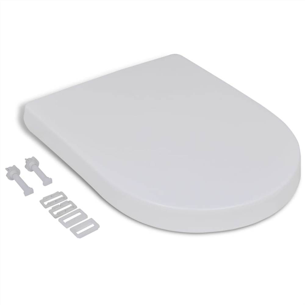 White Softclose Toilet Seat Square
