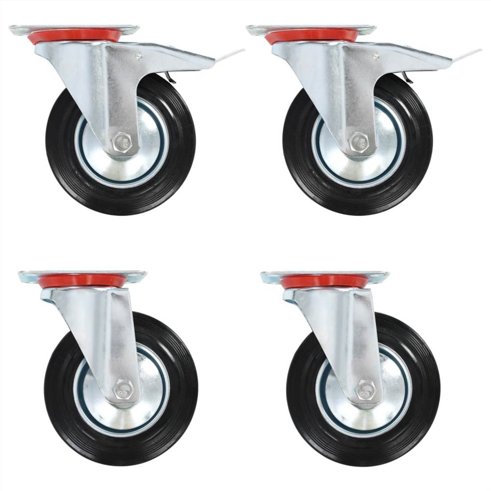 16 pcs Swivel Casters 160 mm