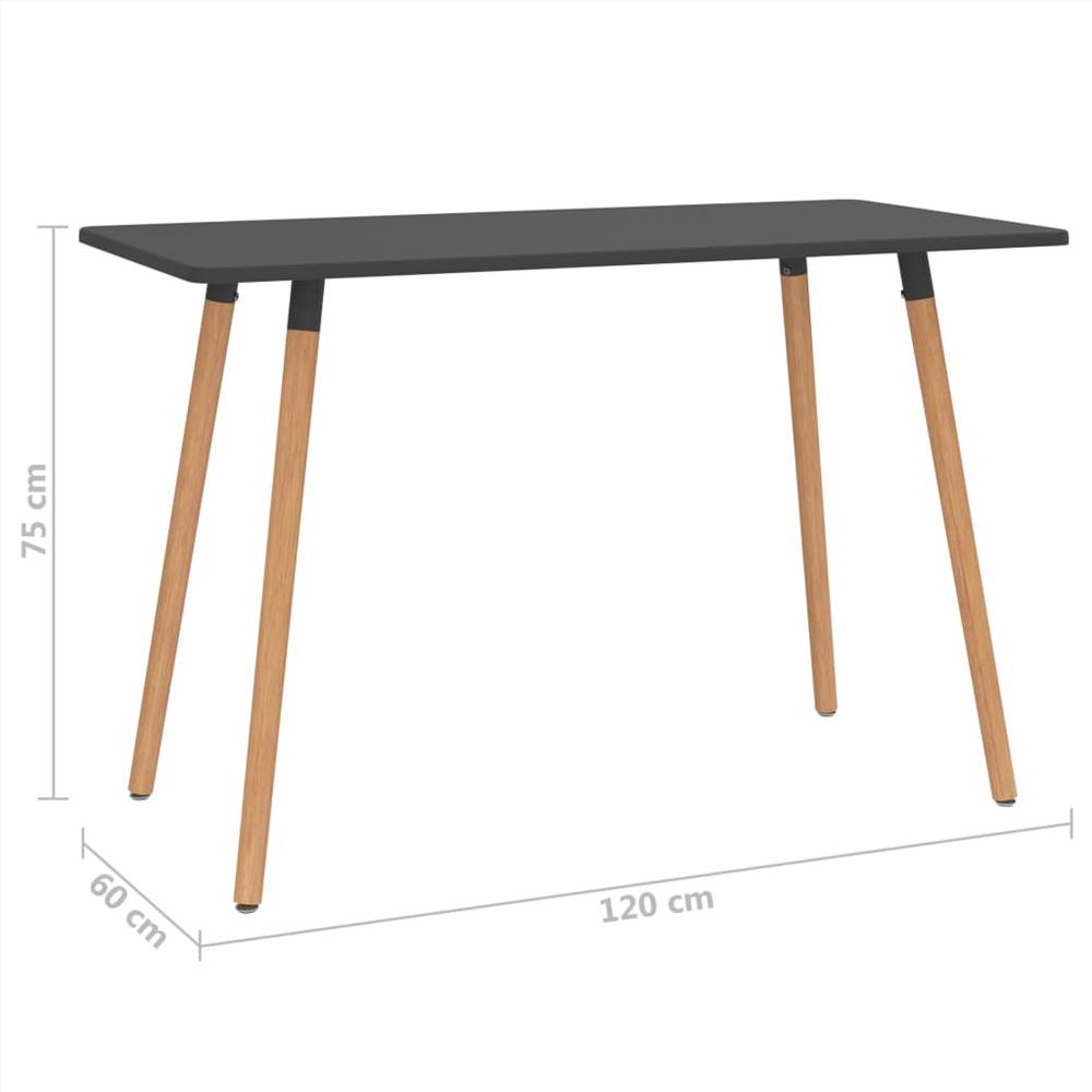 7 Piece Dining Set Blue