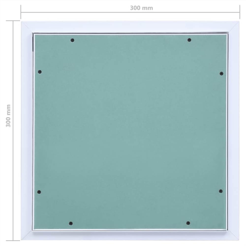 Access Panel with Aluminium Frame and Plasterboard 300x300 mm