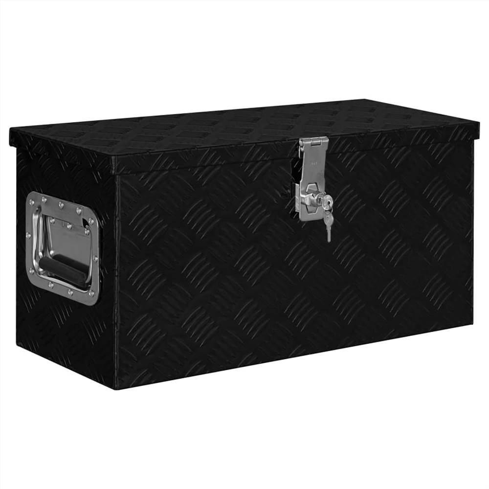Aluminium Box 61.5x26.5x30 cm Black