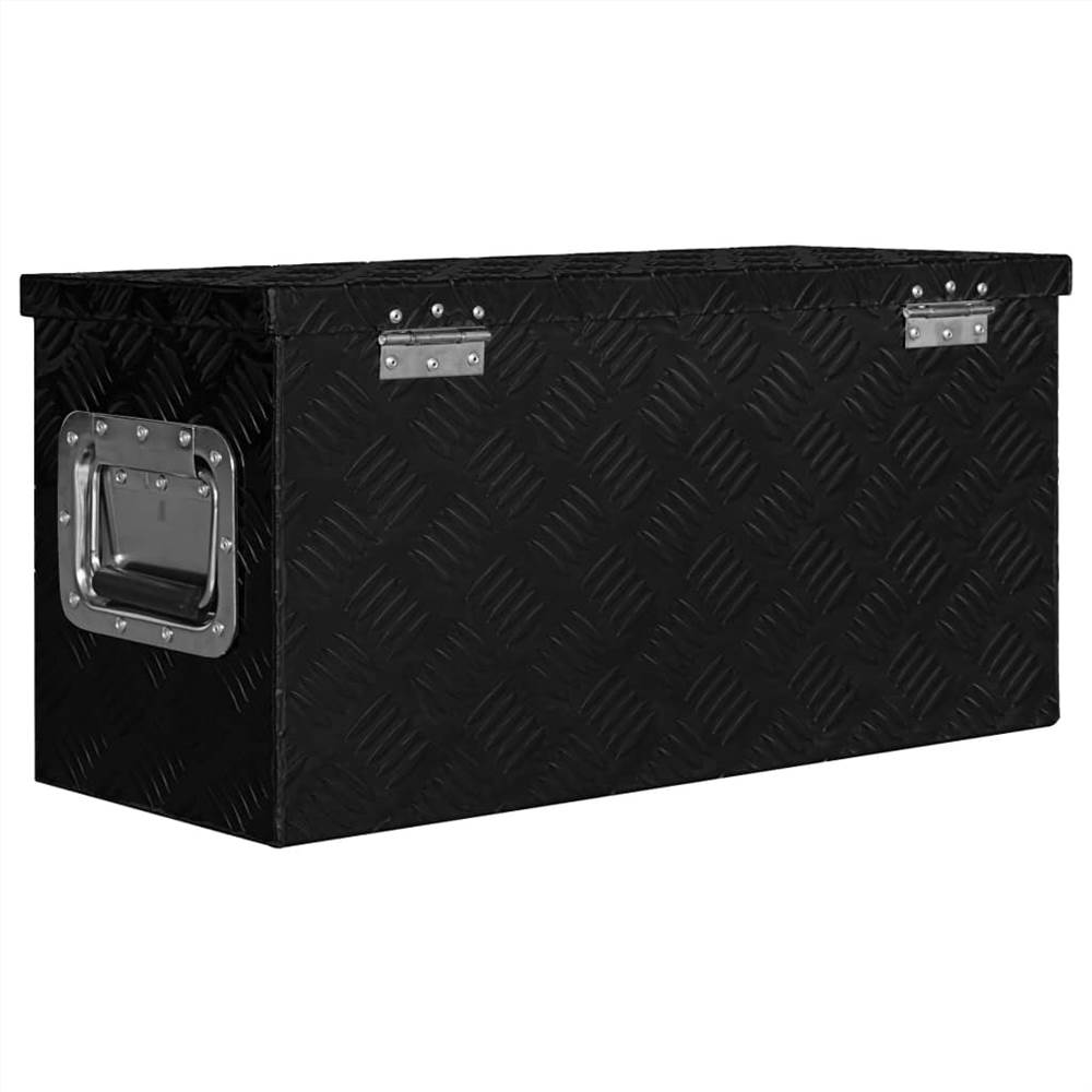 Aluminium Box 61.5x26.5x30 cm Black