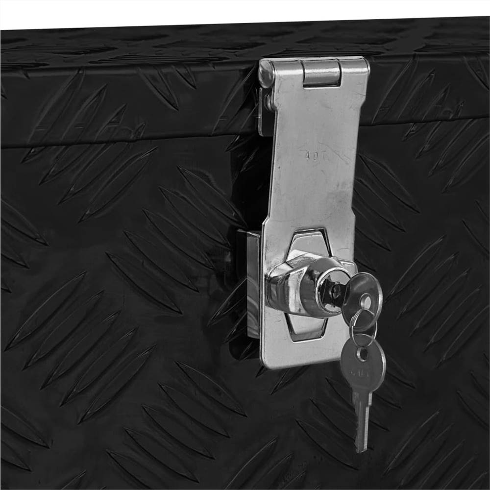 Aluminium Box 61.5x26.5x30 cm Black