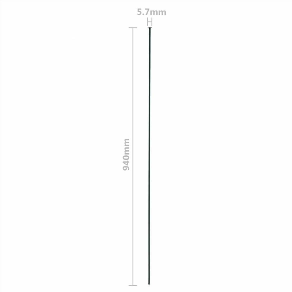 Arched Pond Fence Set 77.5x78.5 cm Green