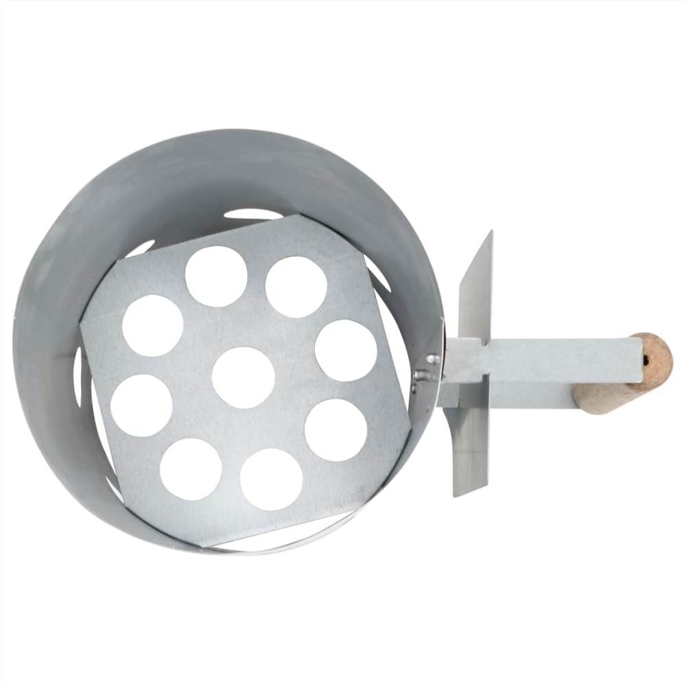 Charcoal Grill Chimney Starter Galvanised Steel
