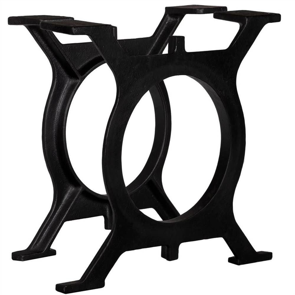 Coffee Table Legs 2 Pcs O Frame Cast Iron