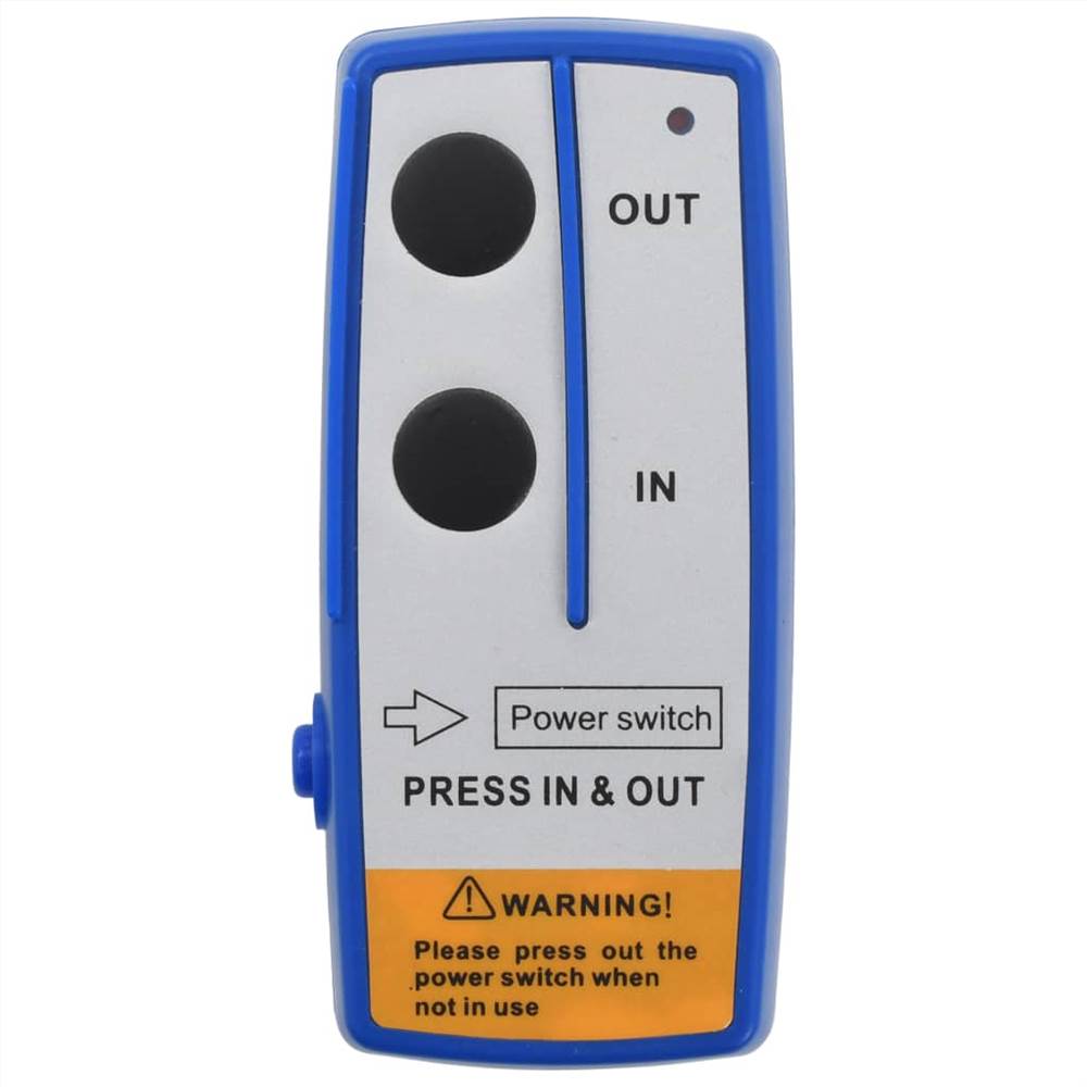 Electric Winch 12 V 4500 lbs 2040 kg with Remote Control