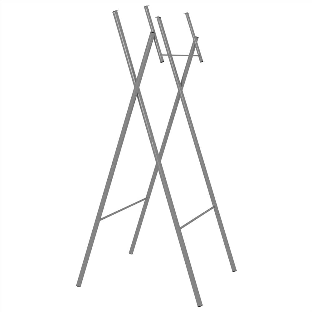 Folding Table Legs Silver 45x55x112 cm Galvanised Steel