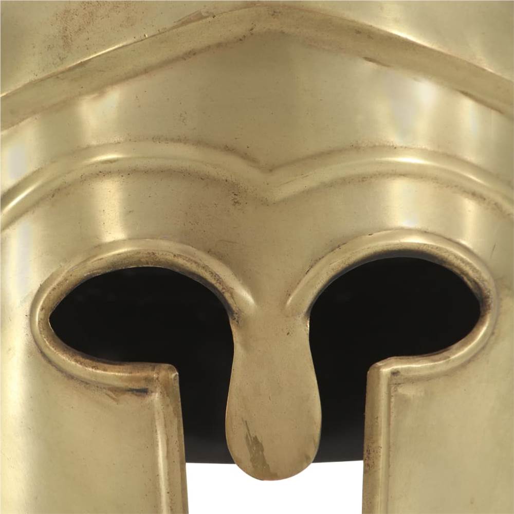 Greek Warrior Helmet Antique Replica LARP Brass Steel