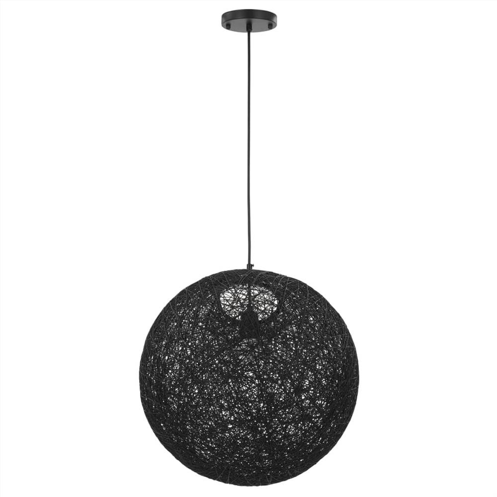 Hanging Lamp Black Sphere 45 cm E27