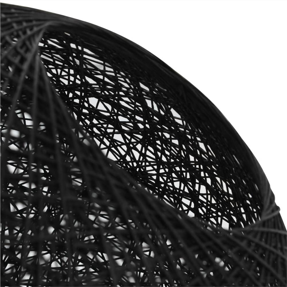 Hanging Lamp Black Sphere 45 cm E27