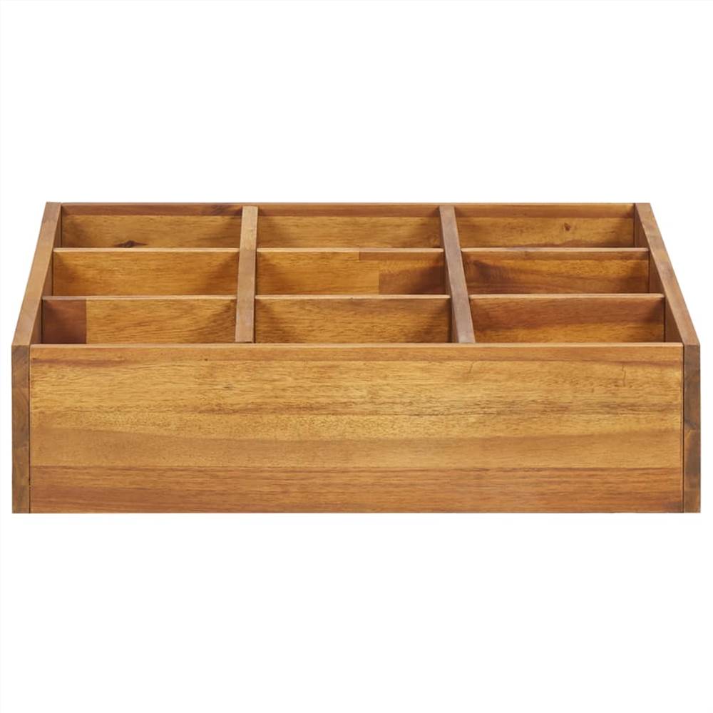 Herb Garden Raised Bed Solid Acacia Wood 60x60x15 cm
