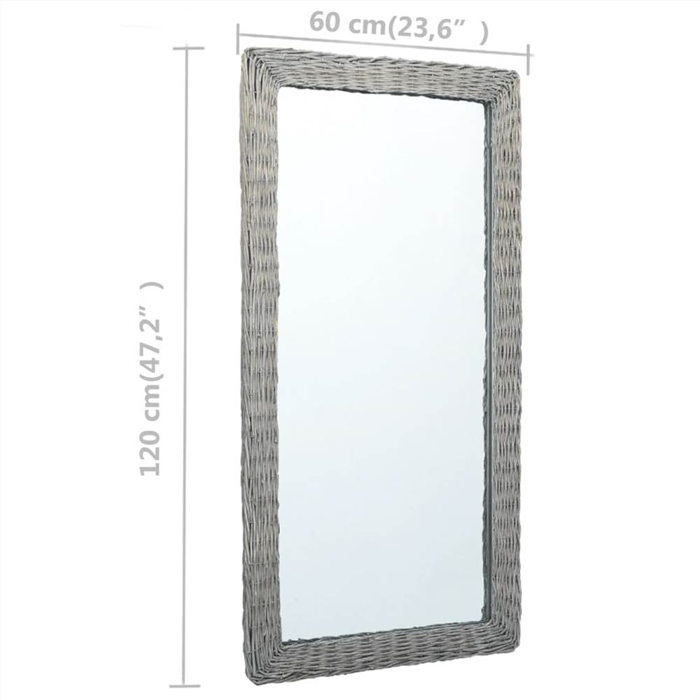 Mirror 120x60 cm Wicker