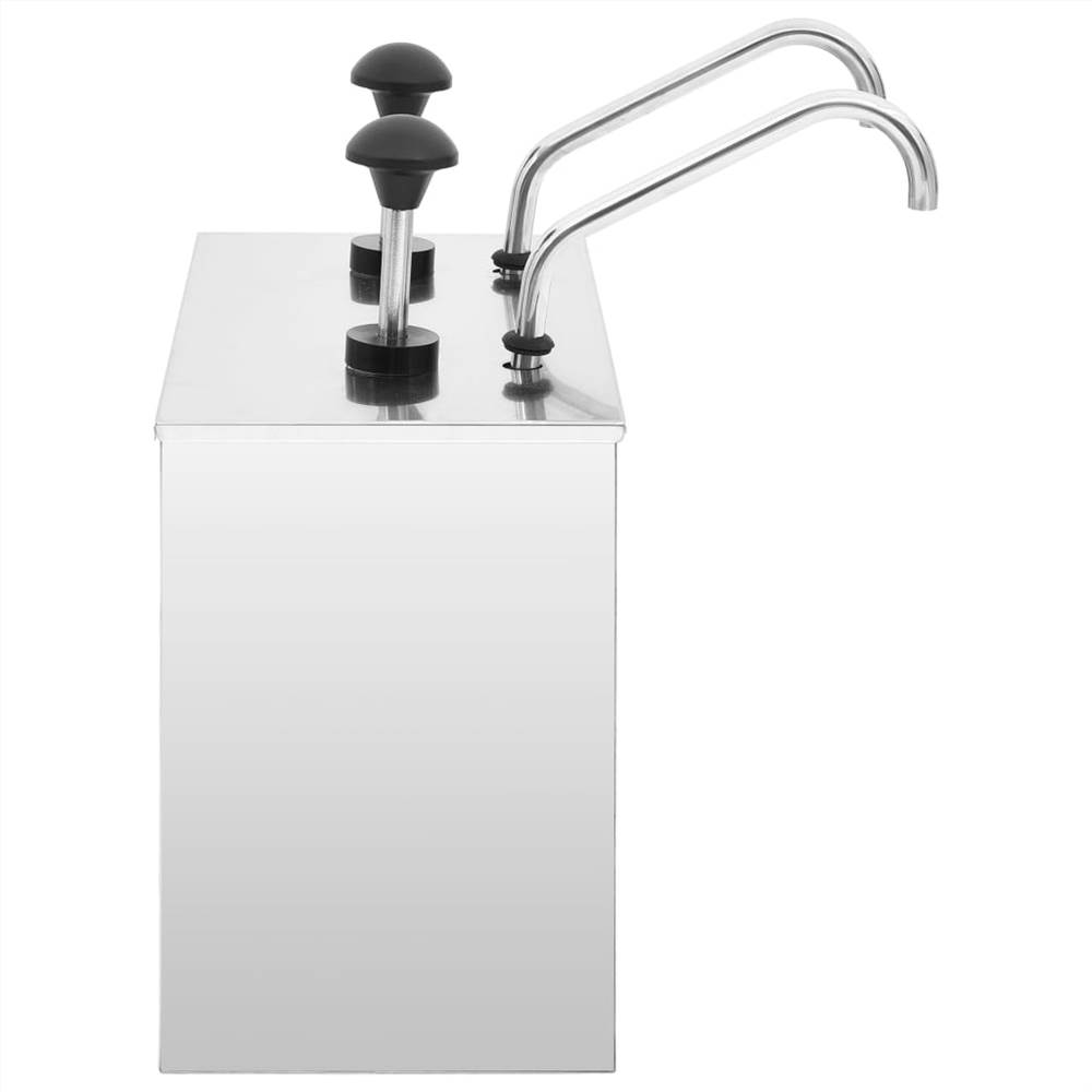 Sauce Dispenser Stainless Steel 2 x 3.5 L